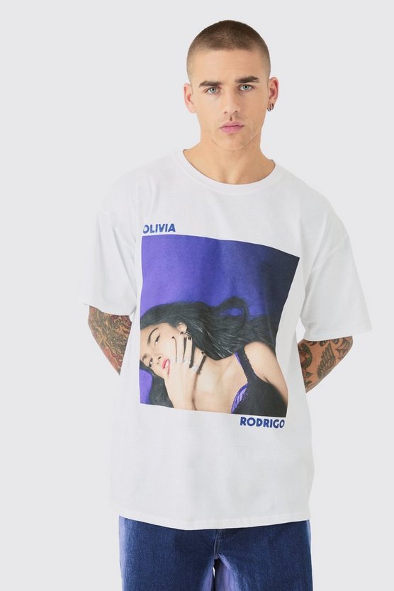 Oversize T-Shirt mit lizenziertem Olivia Rodrigo Print