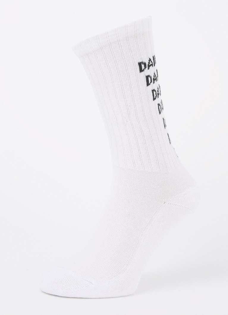 „Daily Paper Overload“ kojinės su logotipo spauda