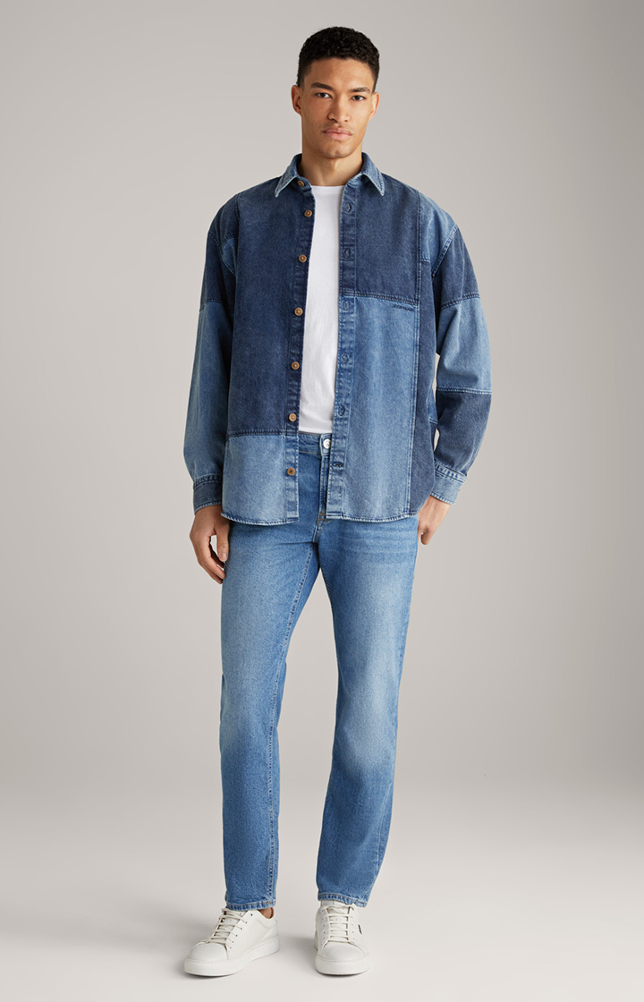 Jeans Mitch in Aqua-Blue Washed