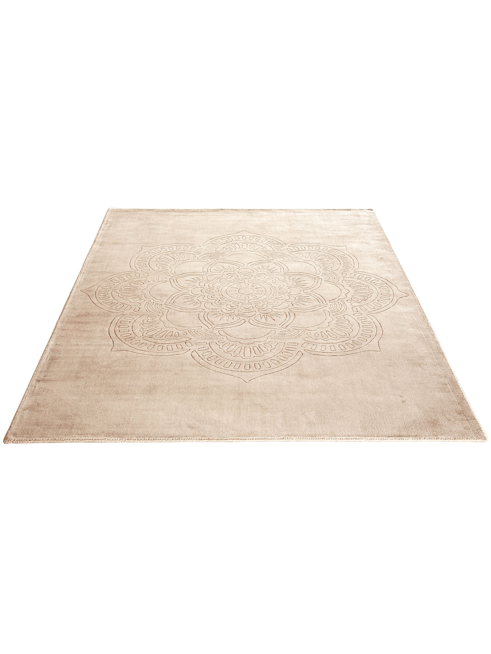 Sestino Uni-Teppich, Creme