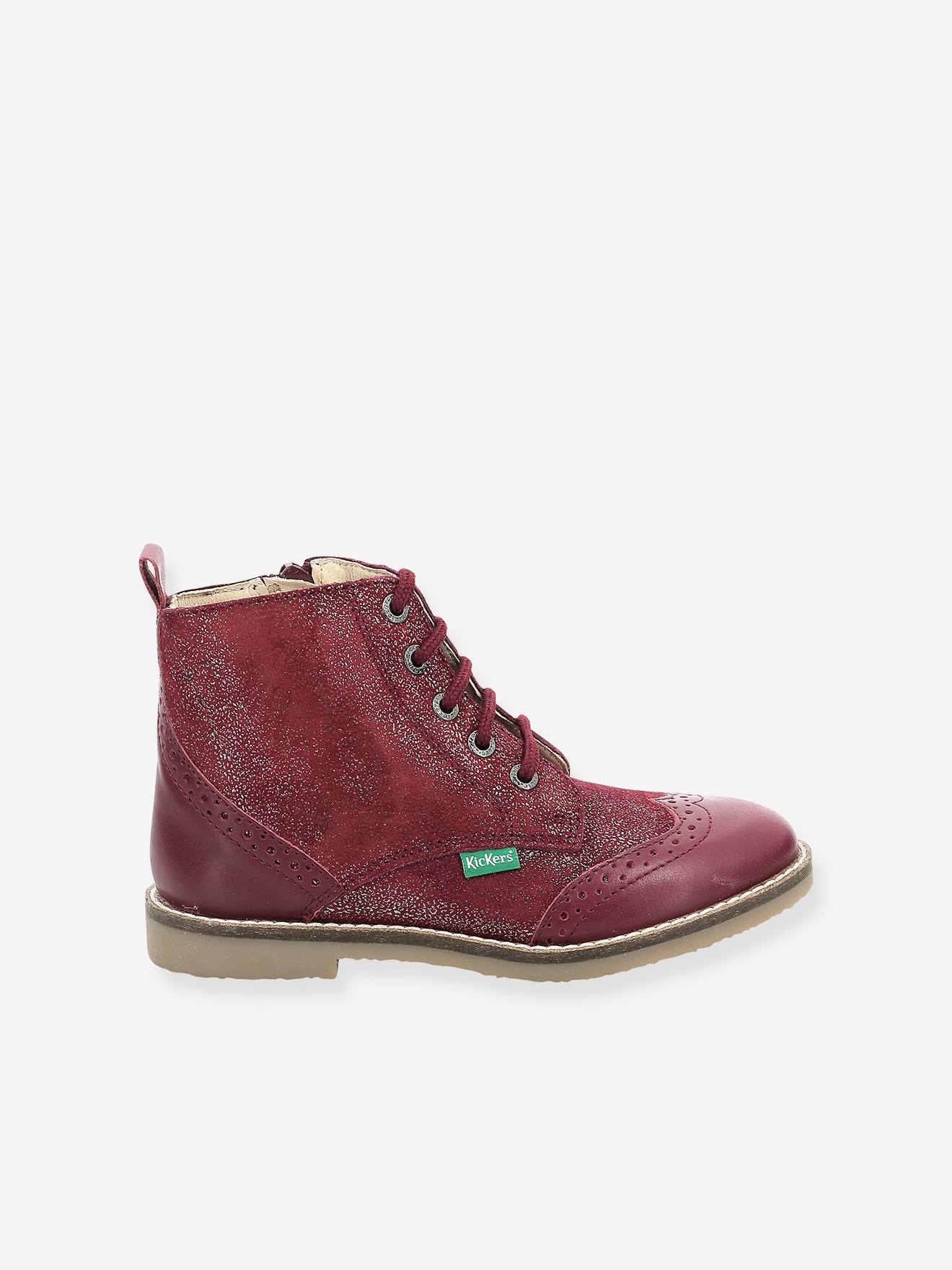 Bottillons cuir fille Tyrol KICKERS® noir
