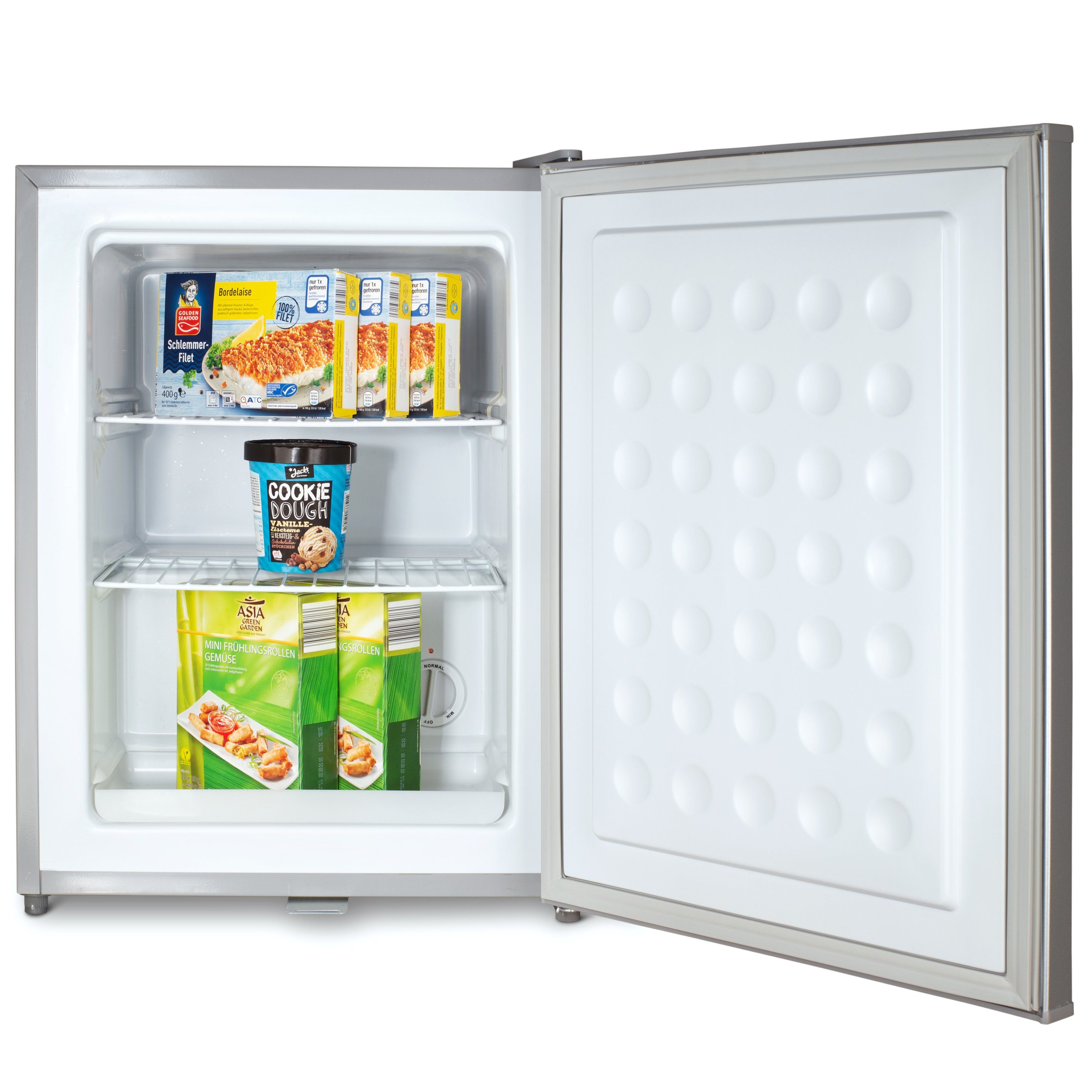Stillstern Gefrierschrank MGS 42.2, 63.2 cm hoch, 47 cm breit, Mini Gefrierschrank mit Schloss 42L