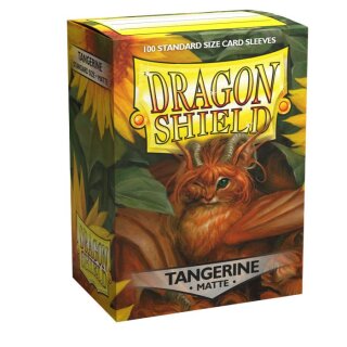 Schutzhüllen Dragon Shield Matte: Tangerine (100)
