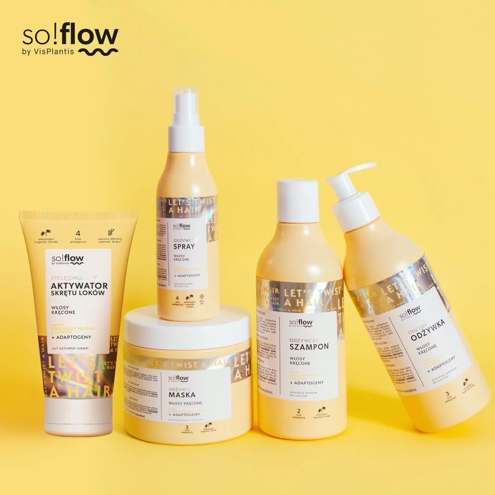 „So!Flow“ maitinamasis purškiklis garbanotiems plaukams