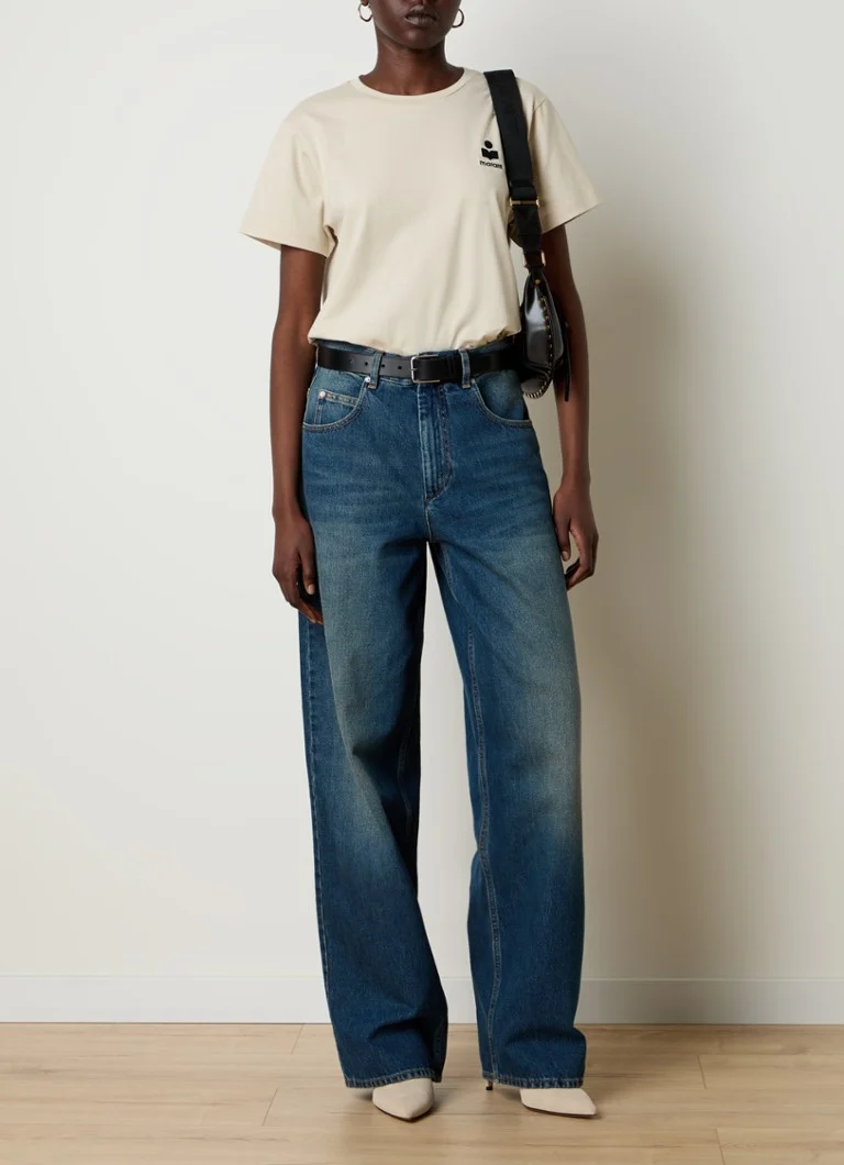 T-shirt Isabel Marant Aby in cotone biologico con logo