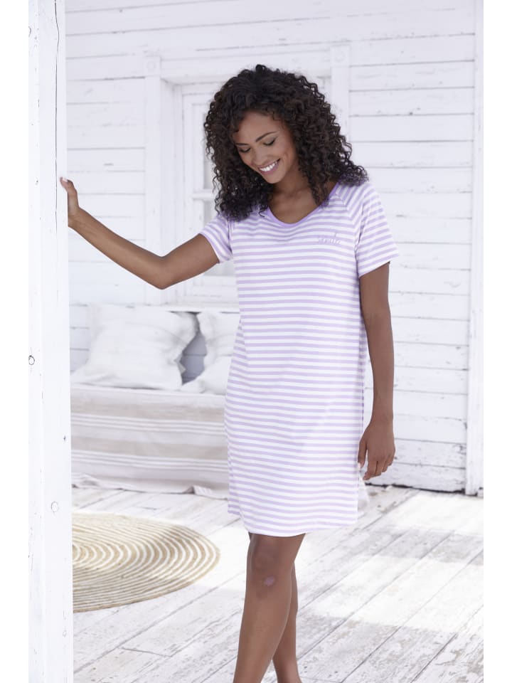 VIVANCE DREAMS Sleepshirt in Lila günstig kaufen