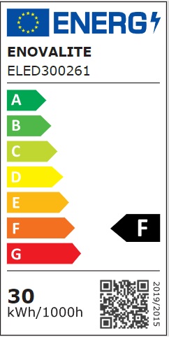 ENOVALITE ENOVALITE LED Aufbauleuchte, 30W, 3225 lm, 4000K, ø330x50mm, IP54