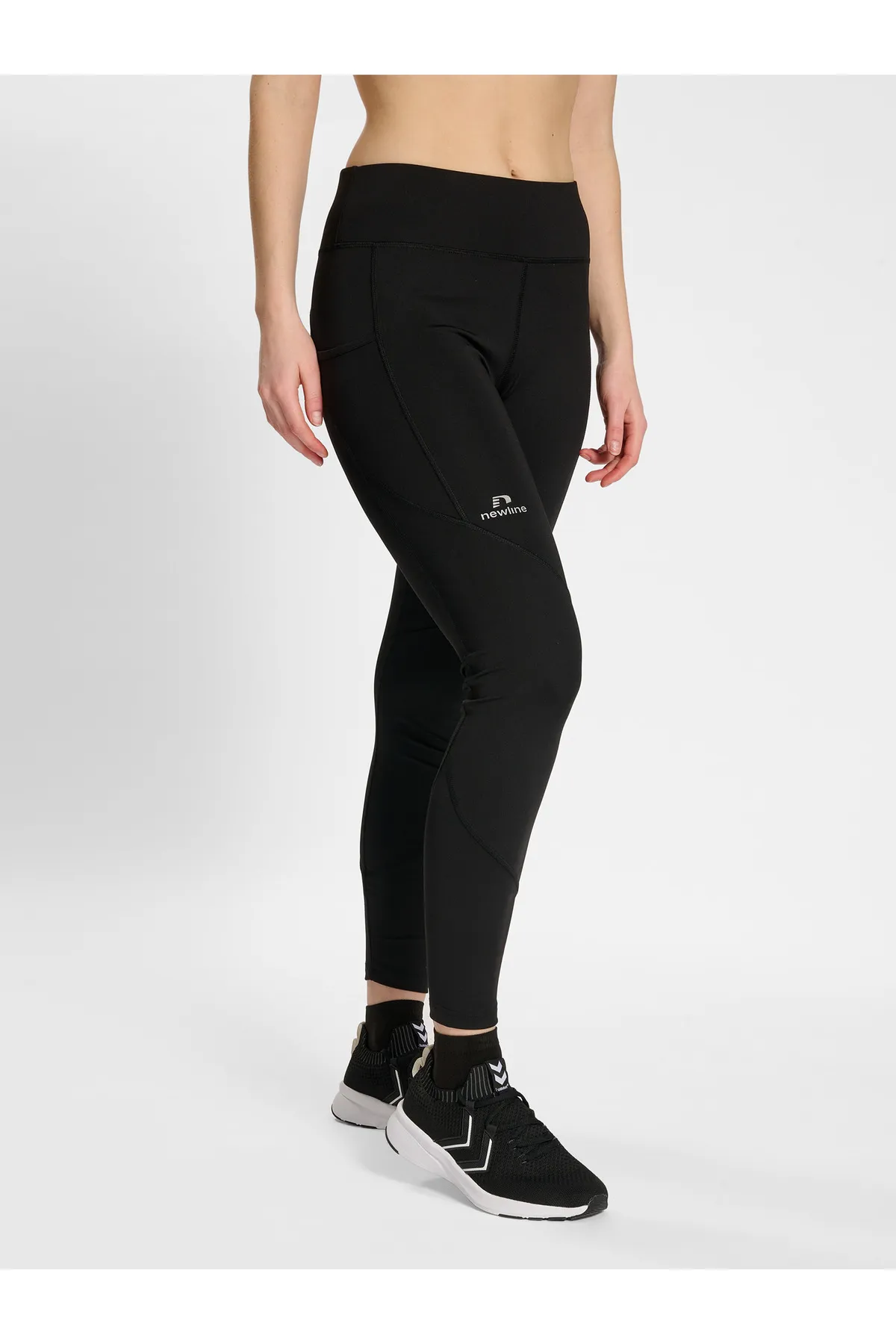 NEWLİNE  Sport-Leggings - Schwarz - Mittlerer Bund