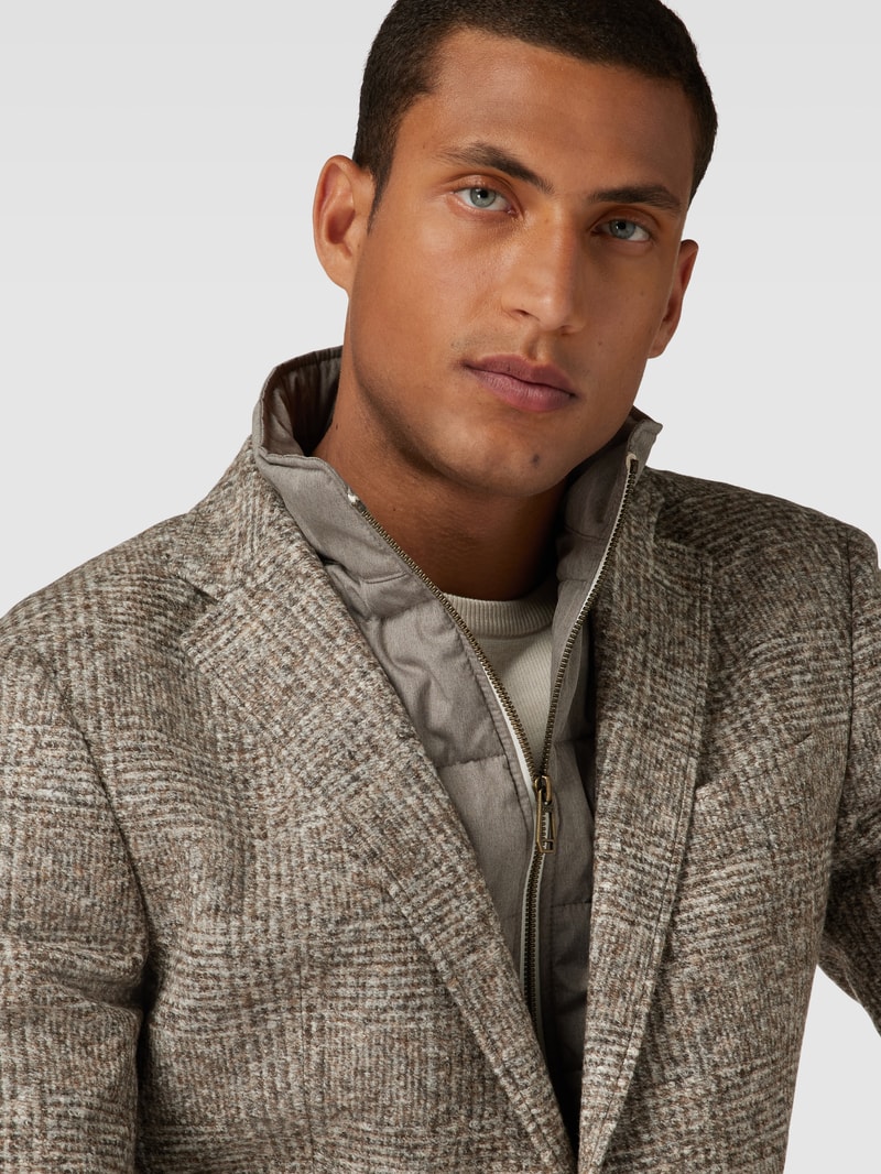 Sakko mit Knopfleiste Modell 'Hecton' in beige