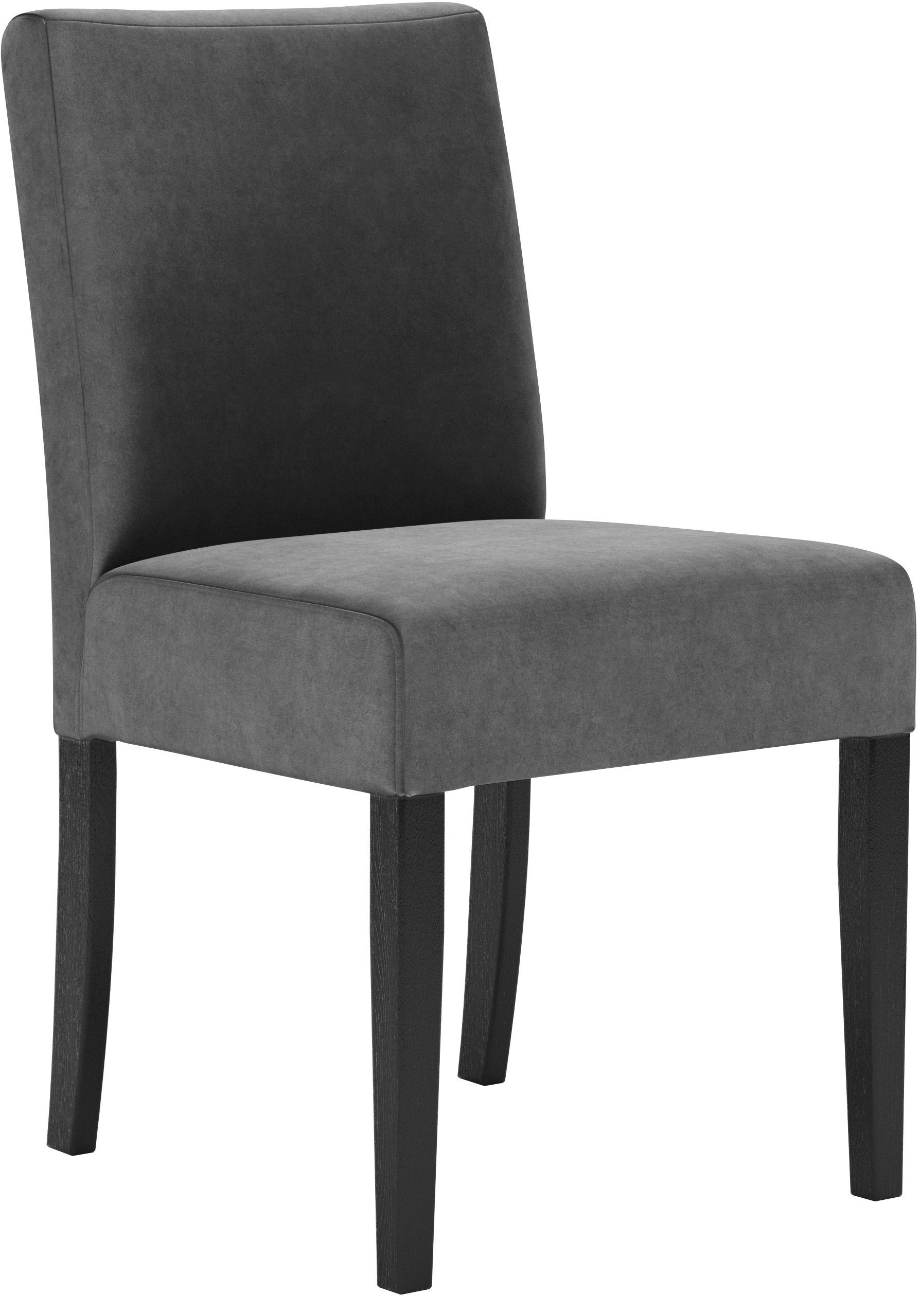 Home affaire 4-Fußstuhl Ella (Set, 2 St), im 2er Set erhältlich, Sitz und Rücken gepolstert, Sitzhöhe 51 cm