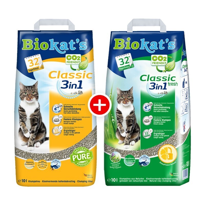 Biokat's Katzenstreu Biokat's Probierpaket 2 Sorten Streu