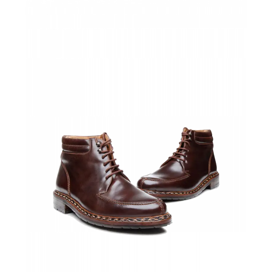 Heinrich Dinkelacker - Stiefeletten BUDA PLAIN H Gewachstes Fettnubuk - braun
