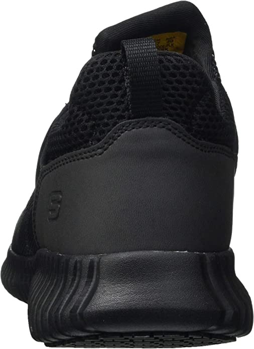 SKECHERS Freizeit Schnürer schwarz Große Arbeitsschuhe für Herren. Entdecke