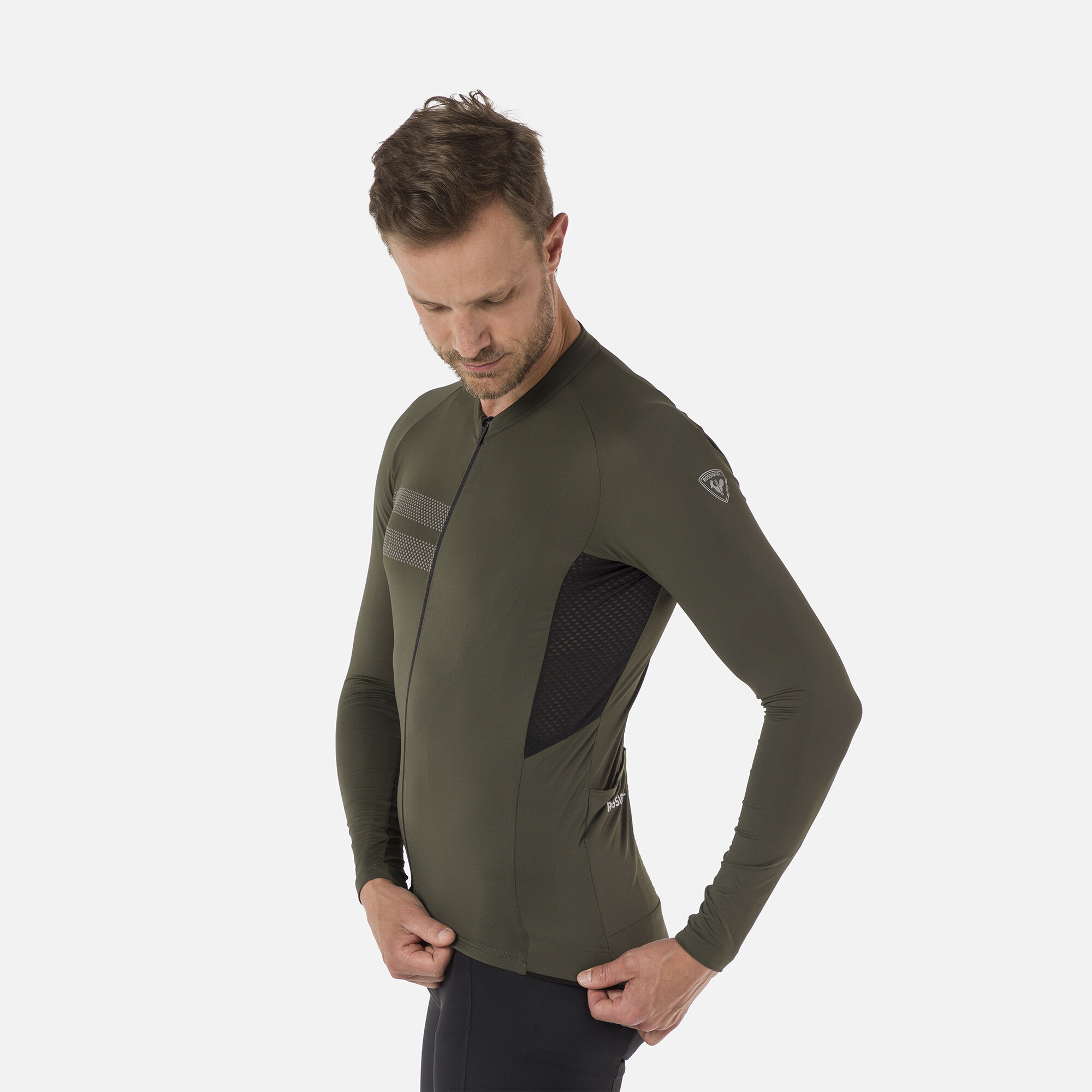 Maillot de vélo de route à manches longues pour homme