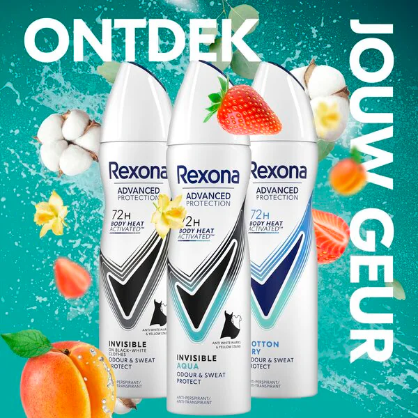 Rexona Women Invisible Aqua izzadásgátló spray 150ml