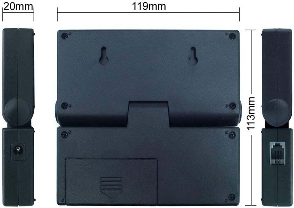 Dipse Feinwaage Paketwaage ACE 20/40 große Wiegefläche, externes Display, 1g-40kg, Abschaltbare Auto Off Funktion