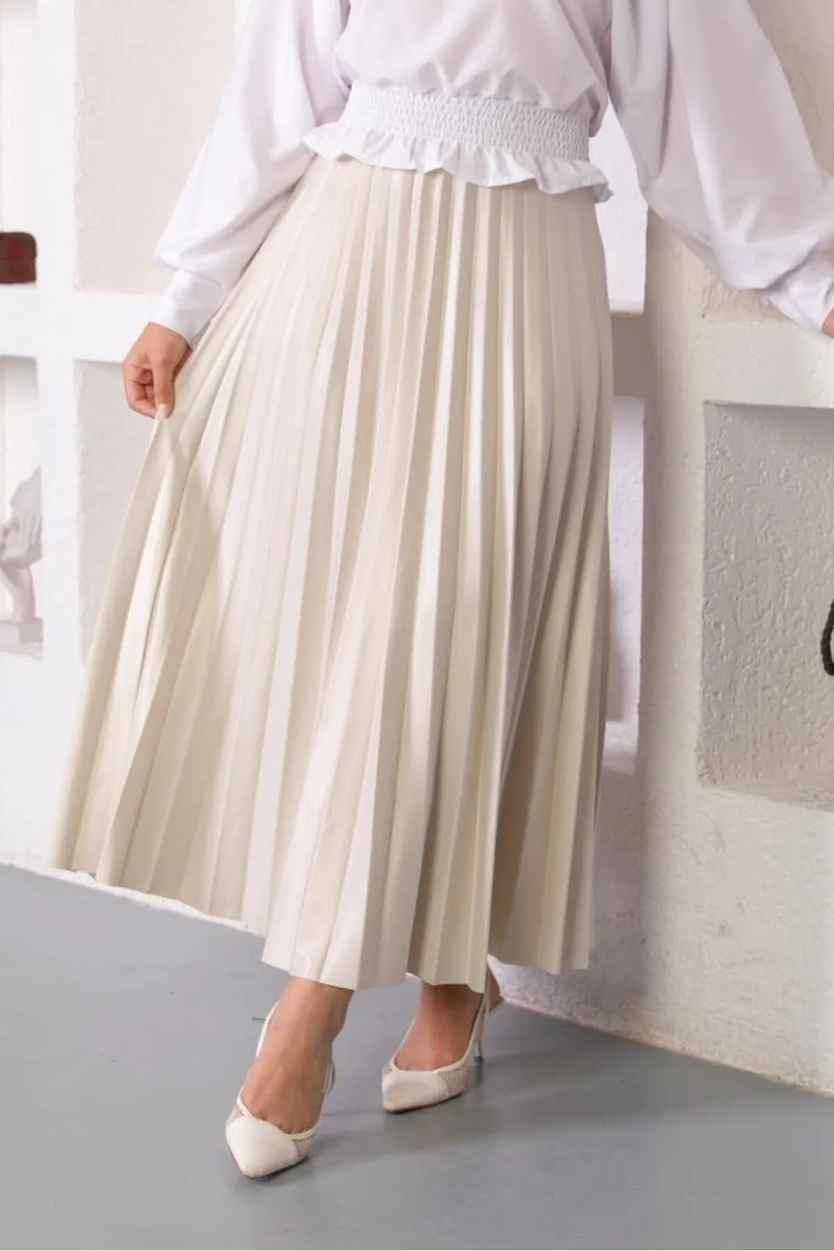 benguen  Skirt - Grau - Lang