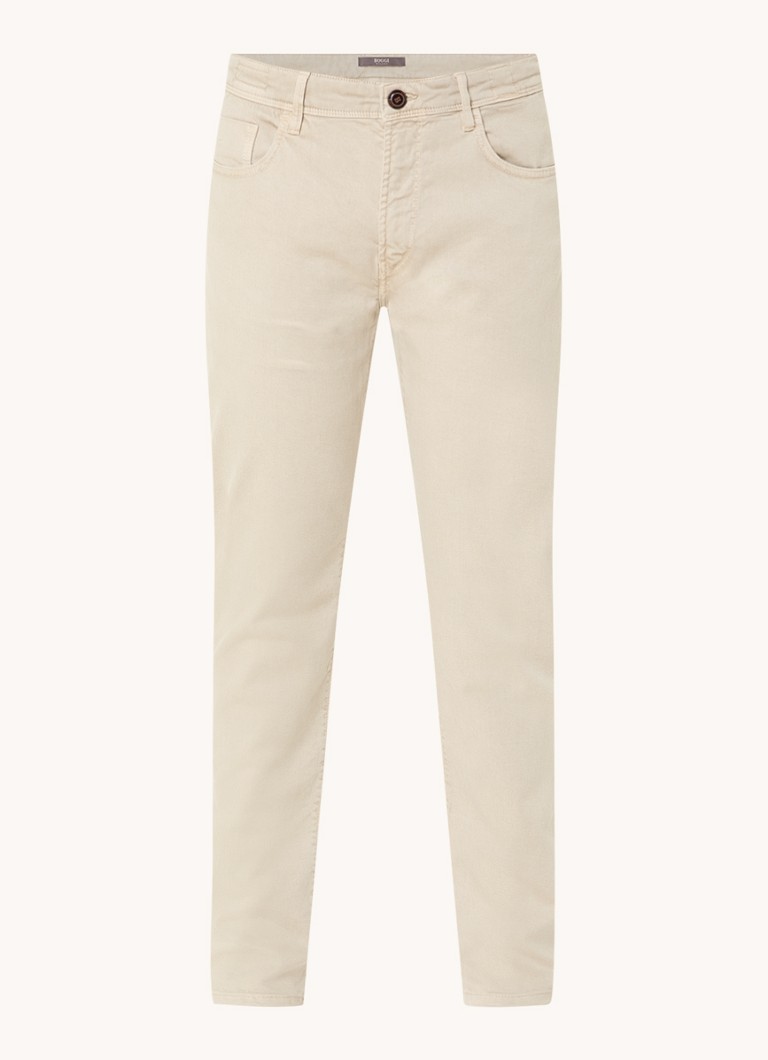 Boggi Milano Tencel elegáns szabású farmer lyocell keverék anyagból, színes mosással