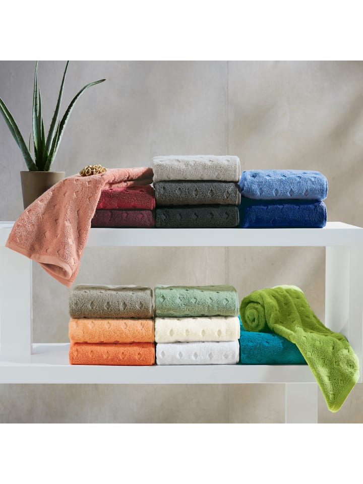 Erwin Müller Frottier Gästetuch 2er-Pack Baden-Baden in jade günstig kaufen 30 x 50 cm