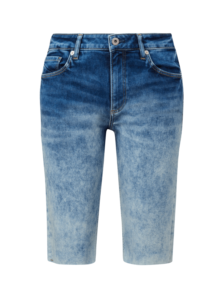 QS Jeans-Hose kurz in Blau günstig kaufen
