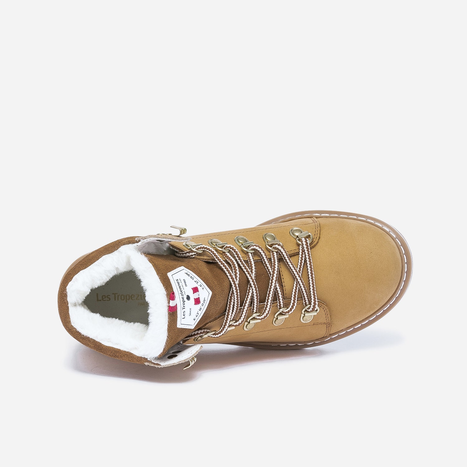 Boots à lacet LES TROPEZIENNES par M.Belarbi camel en nubuck