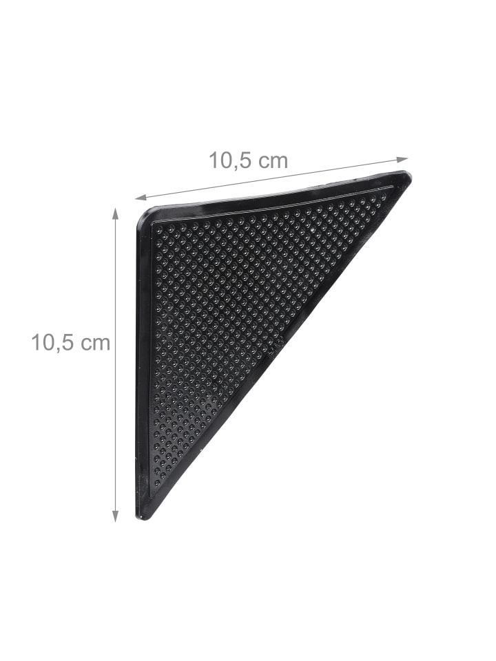 relaxdays 24 x Teppich Antirutsch Pads in Schwarz günstig kaufen onesize