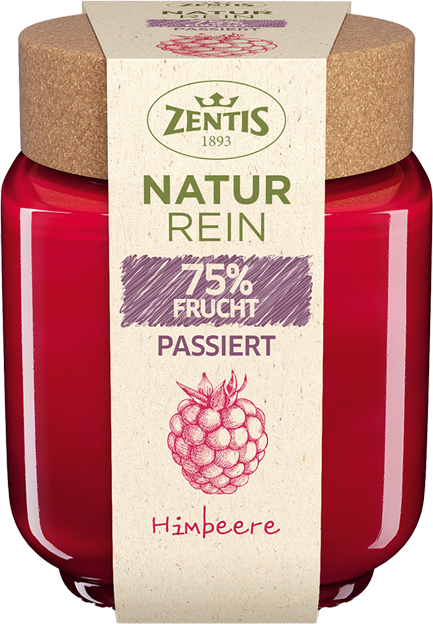 Zentis Naturrein 75% Himbeere passiert