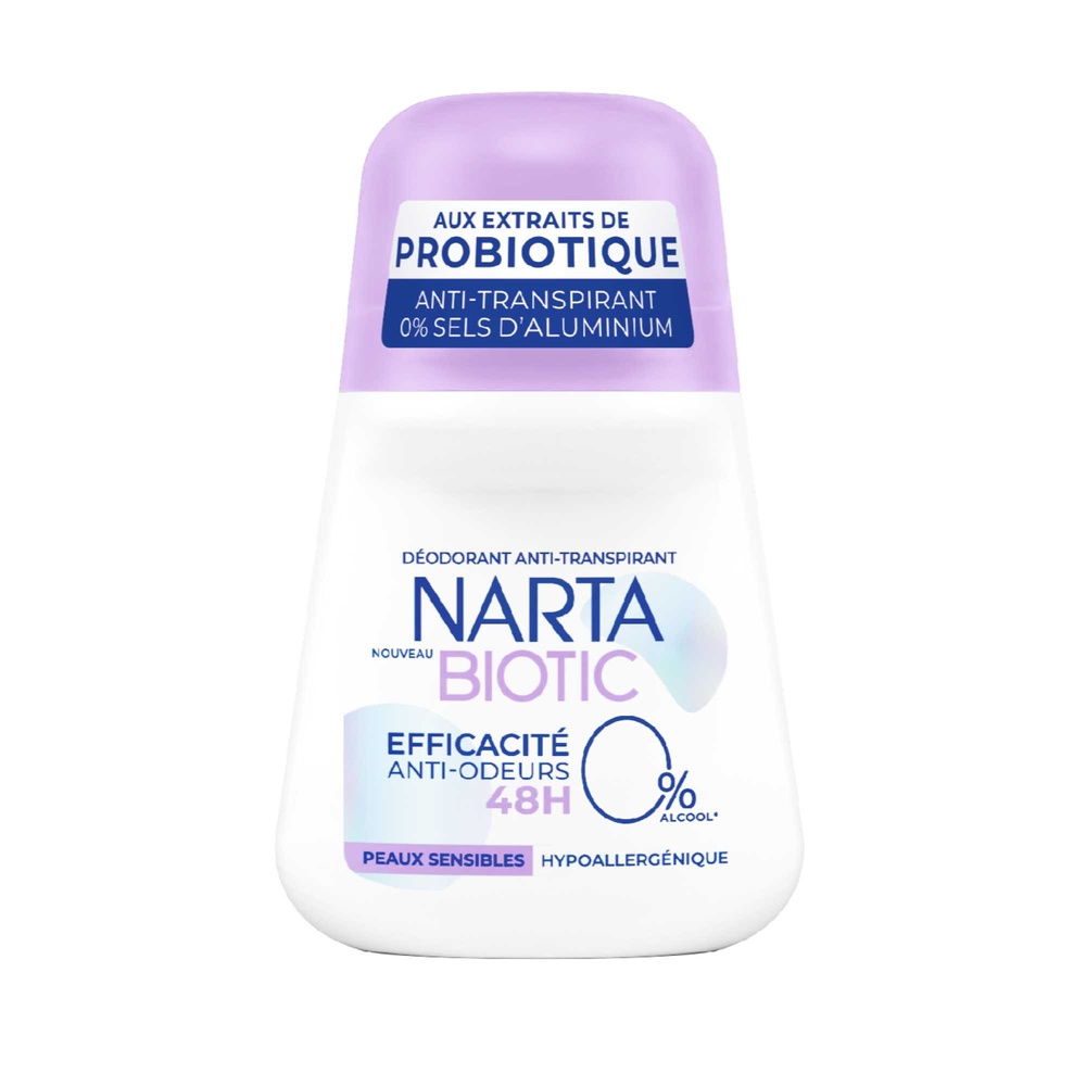 NARTA Narta Biotic Peaux Sensibles Déodorant Bille Biotic Peaux Sensibles