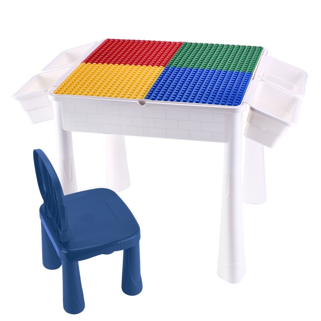 Coemo Bau- und Spieltisch Sascha inklusive Stuhl - Mal- und Wasserspieltisch