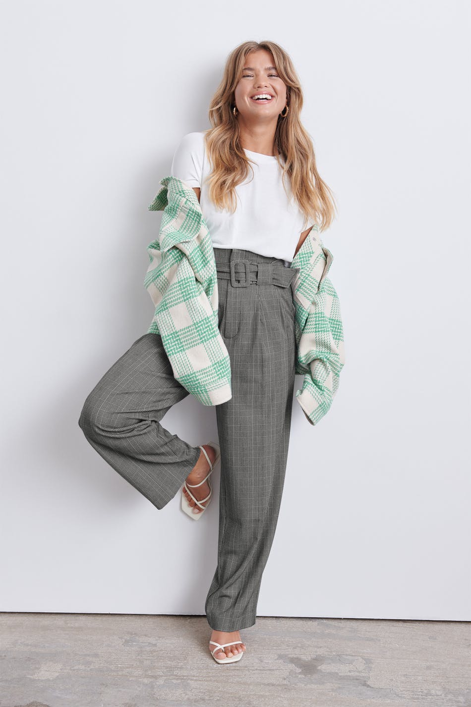Luna belted trousers