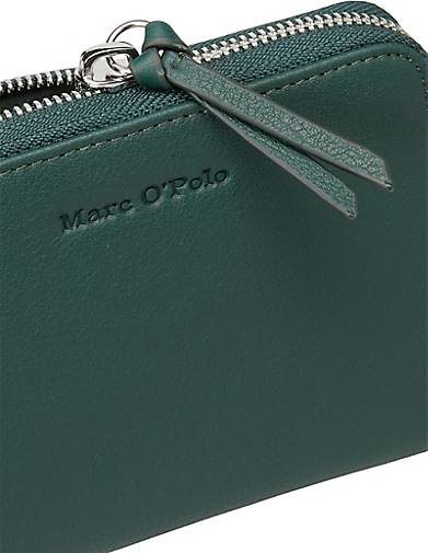 Marc O'Polo Zipper-Geldbörse aus hochwertigem Rindsleder