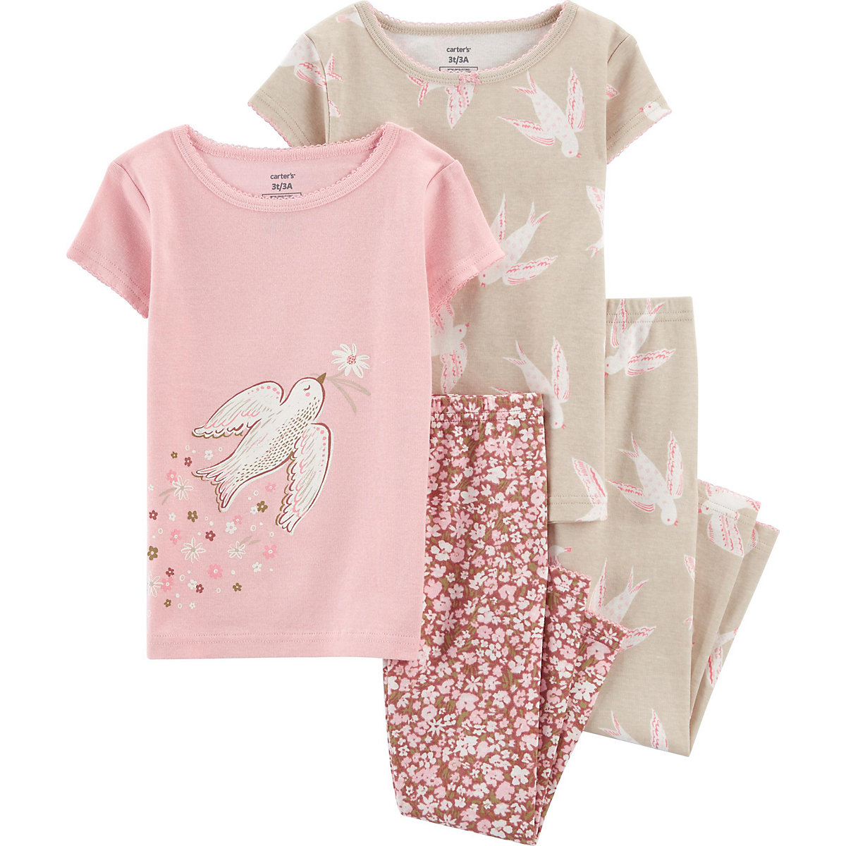 Baby Schlafanzug Doppelpack für Mädchen