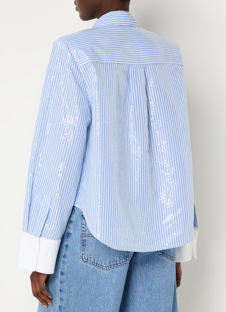 Bluza Essentiel Antwerp Giuliano s jastučićima za ramena i šljokicama