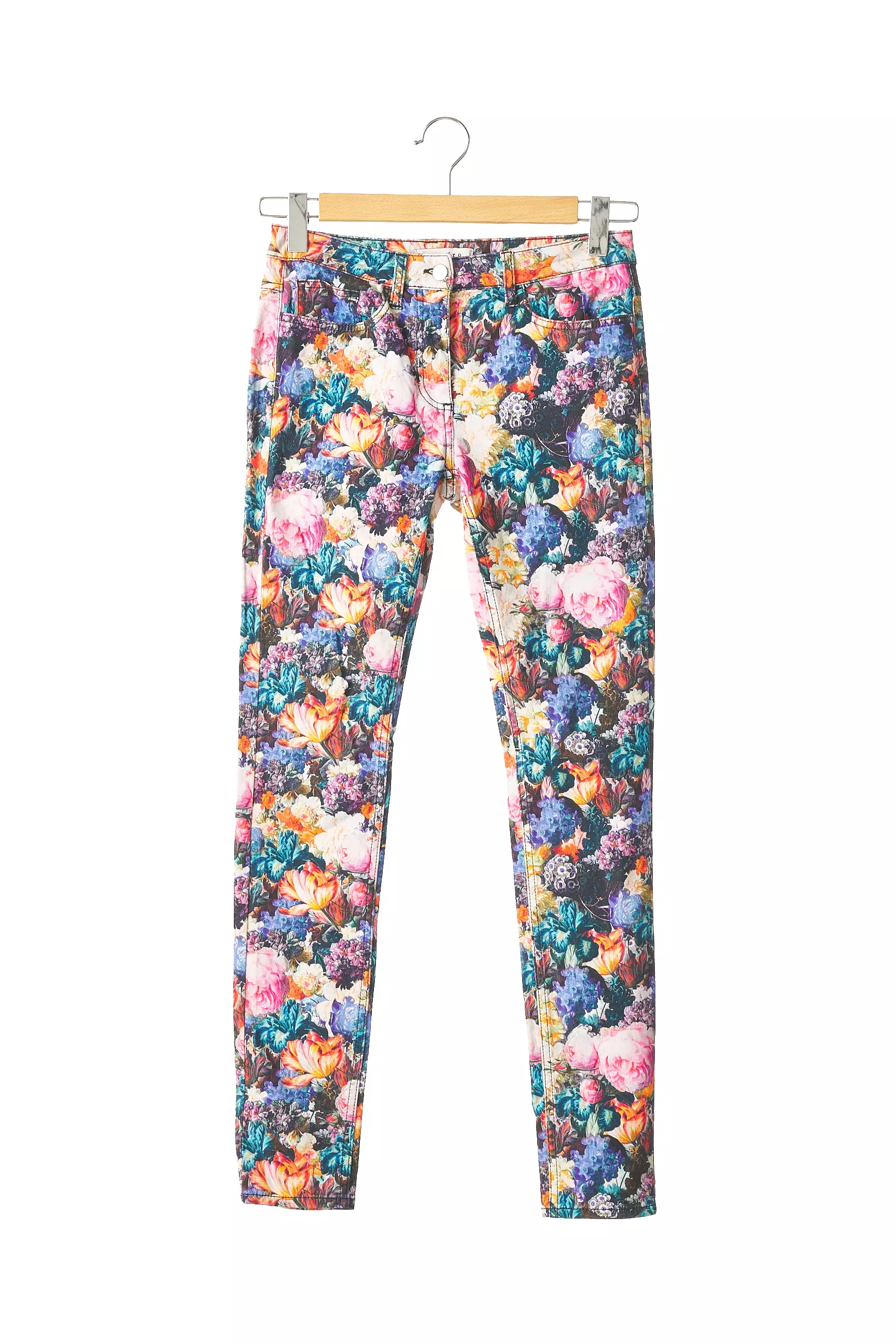 Sandro Pantalons Slim Femme couleur bleu