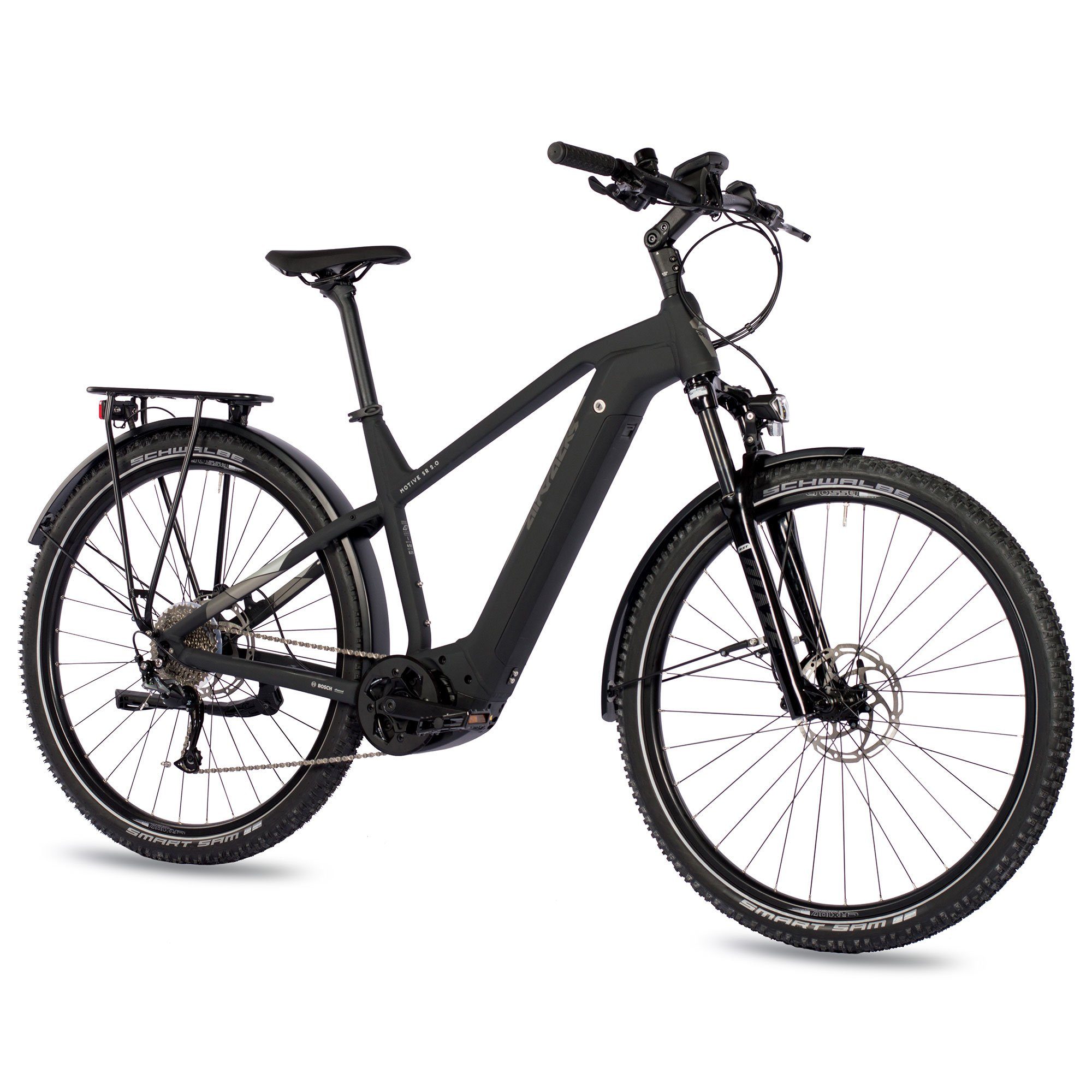 Airtracks E-Bike 29 Zoll E-BIKE BOSCH PERFORMACE LINE CX 625Wh Herren E-SUV MTB, 9 Gang, Kettenschaltung, 625,00 Wh Akku, Mountainbike MOTIV SR.2.0 Shimano RD-M-2000 - 49 - 53 cm - Mod. 2023