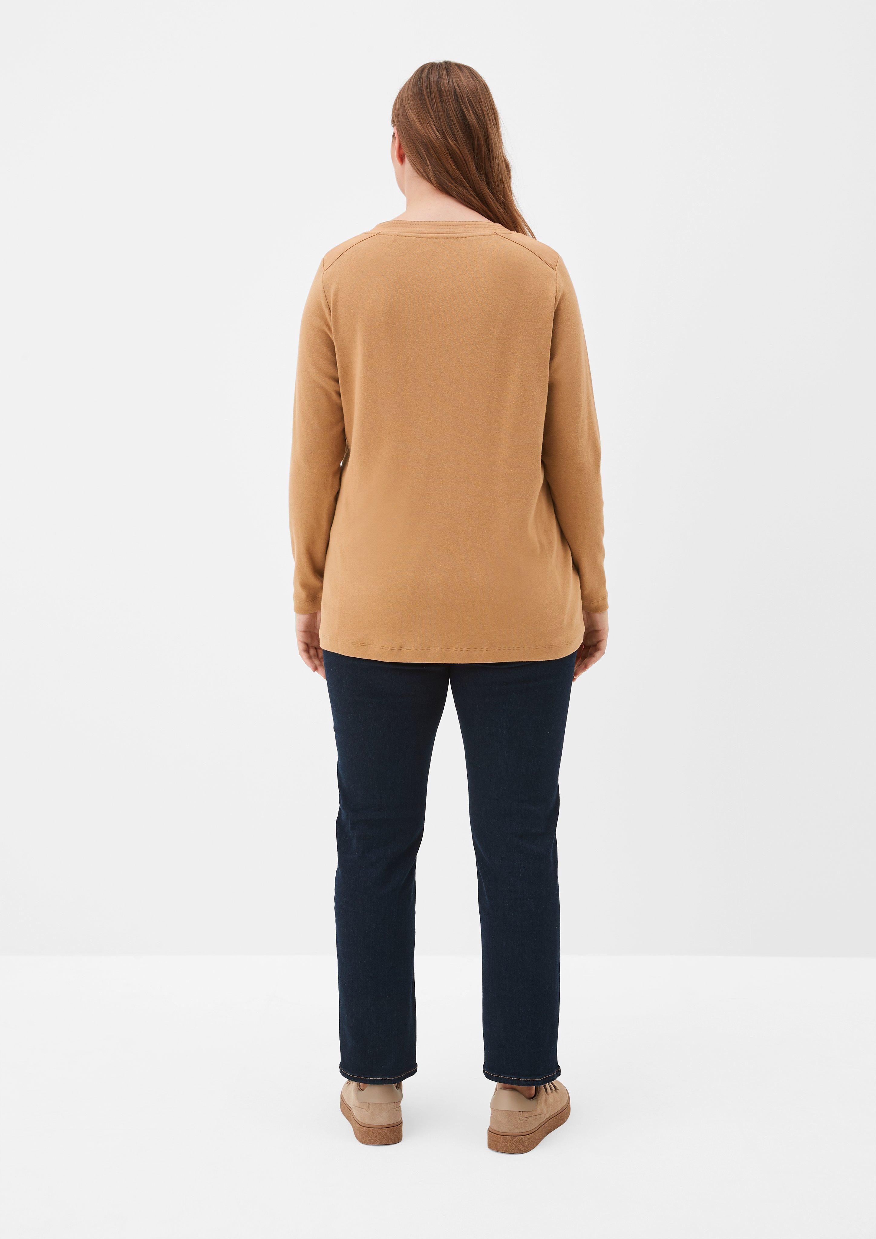 Henley-Shirt aus Stretch-Cotton  2121448-8748