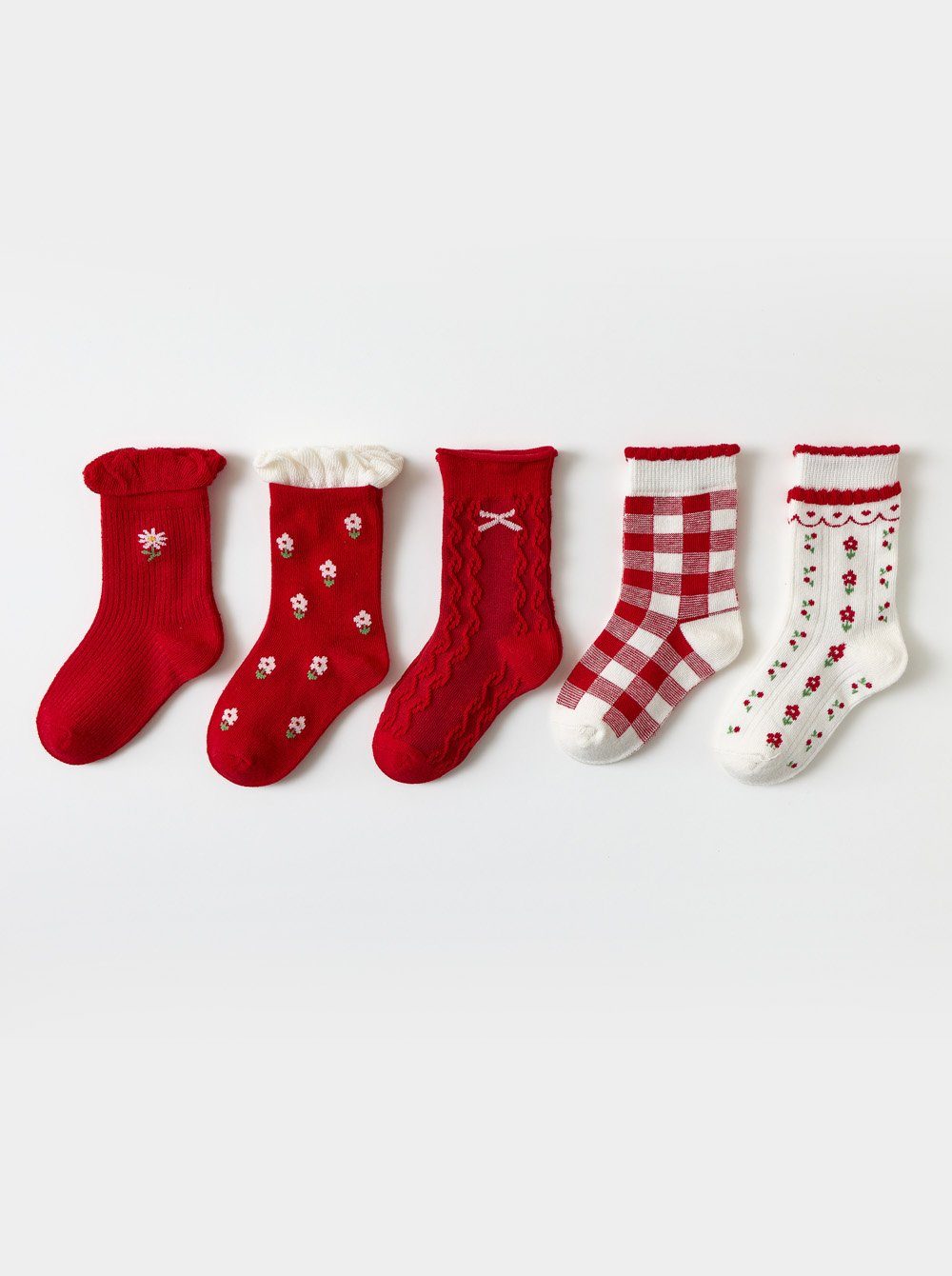 axy Socken axy Kinder Socken 5 Paar Multipack Mädchen Strümpfe (Set, 5er-Pack, 5 Paar) Geschenke Bunte Weich Neuheit Kindersocken