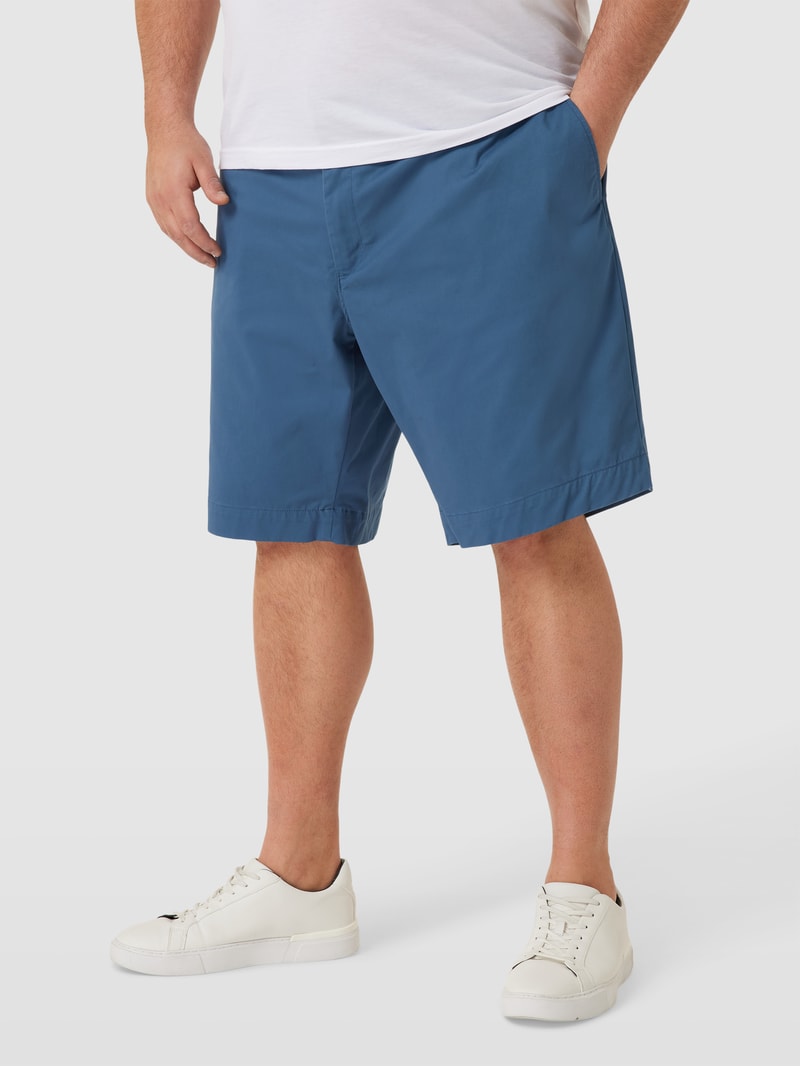 PLUS SIZE Chino-Shorts mit Stretch-Anteil Modell 'MADISON' in eisblau