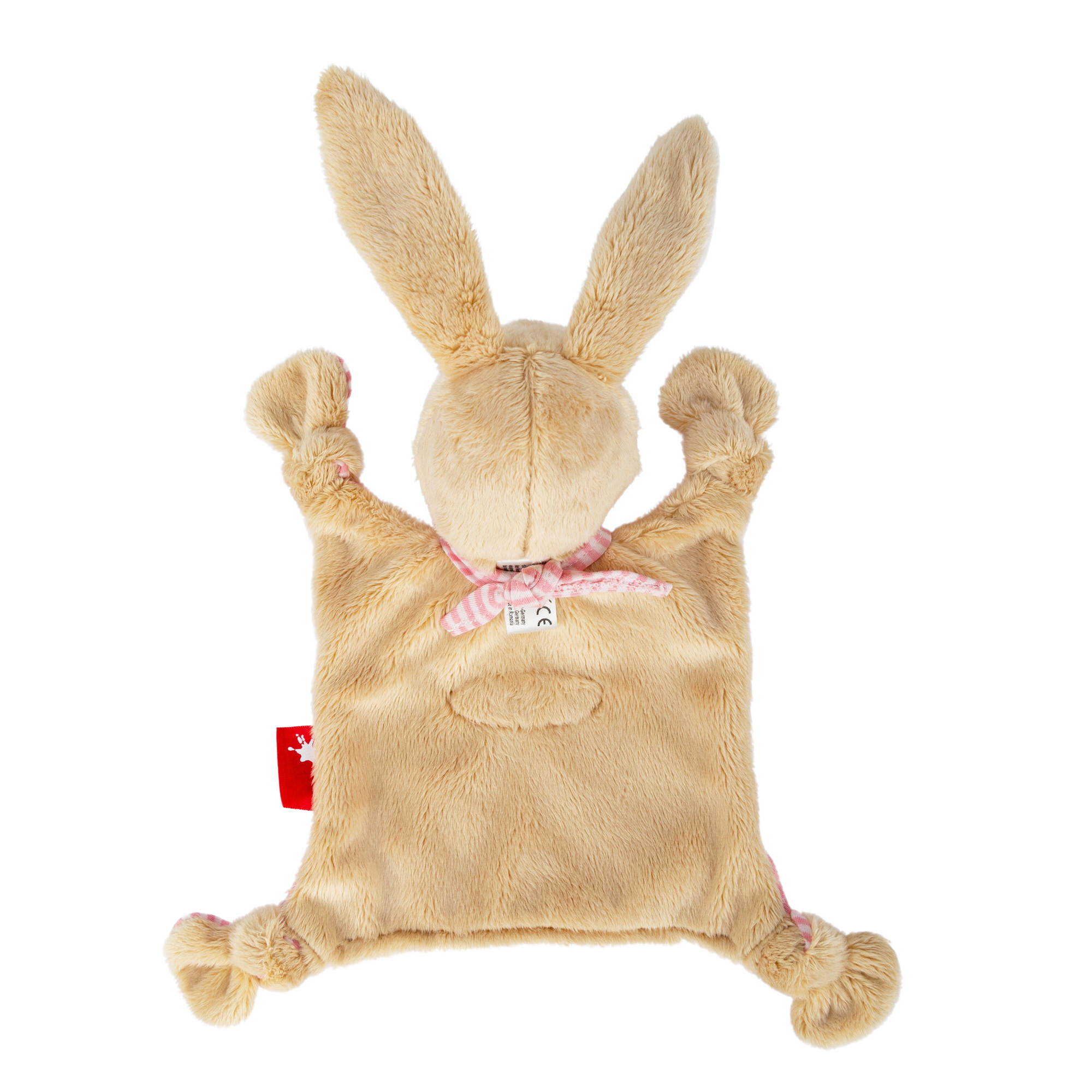 Namensschnuffeltuch Hase rosa