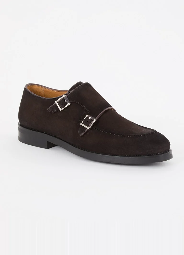 Magnanni Suede Buckle Shoe