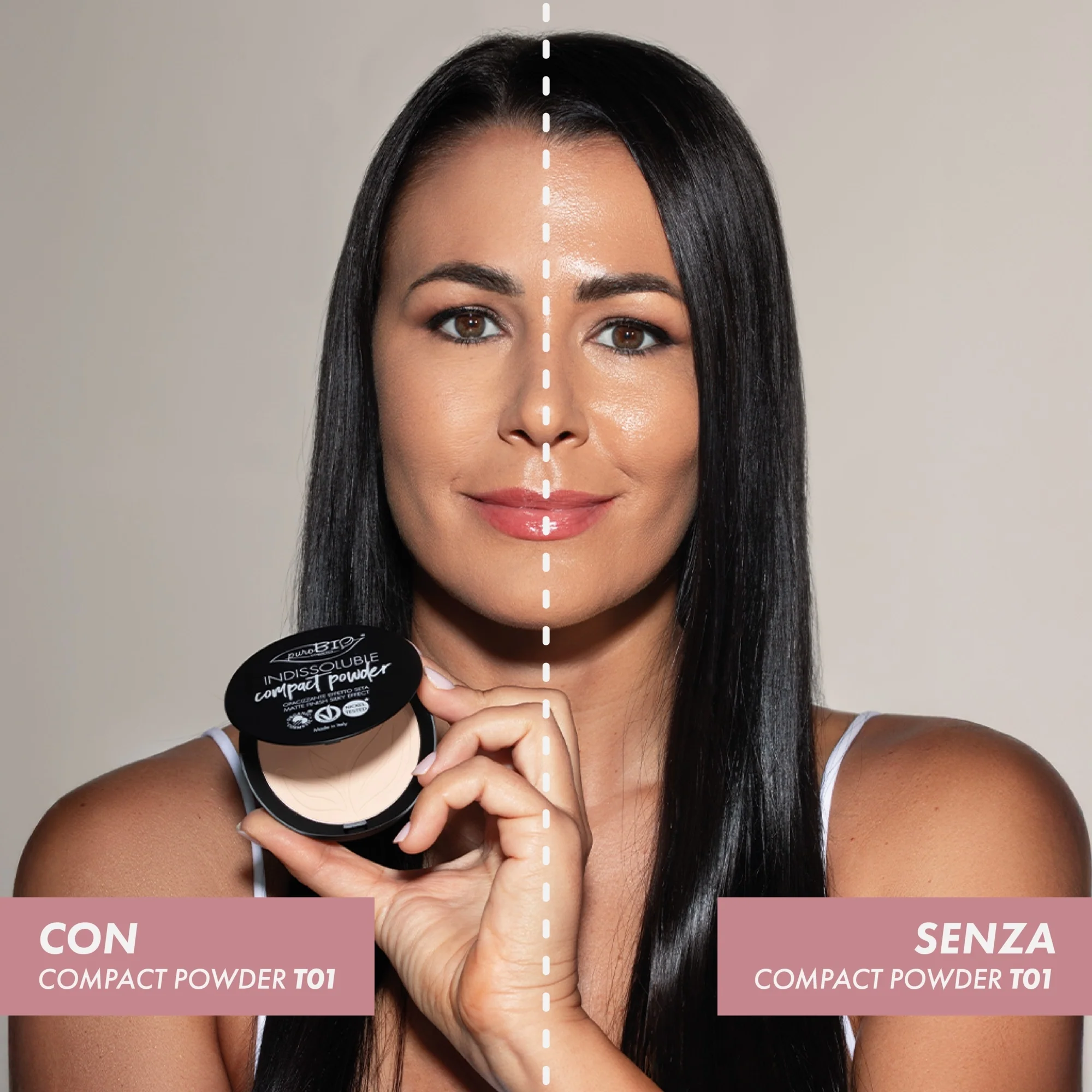 Recambio de polvos compactos faciales insolubles - Polvos compactos