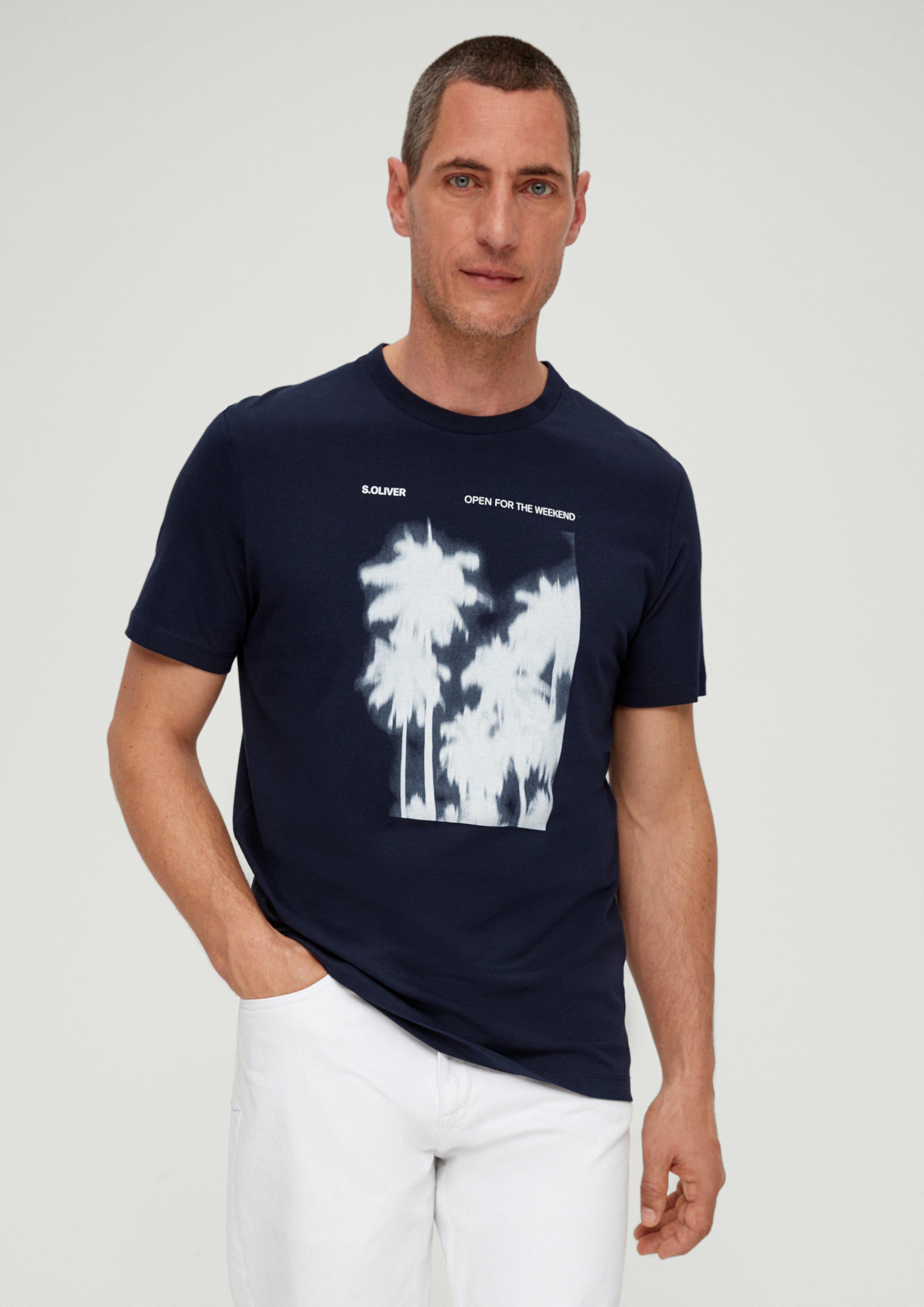 Baumwollshirt mit Frontprint  2131368-59D1
