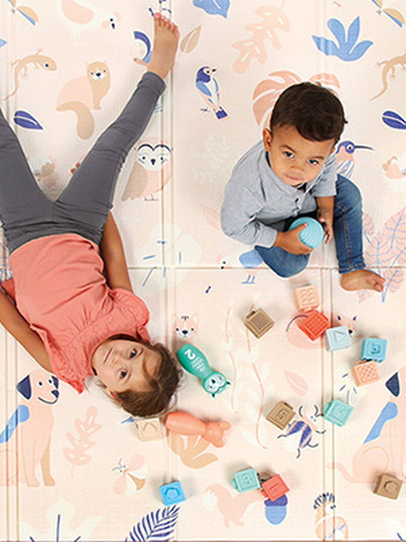 Ludi Große Baby Spielmatte LUDI - beige