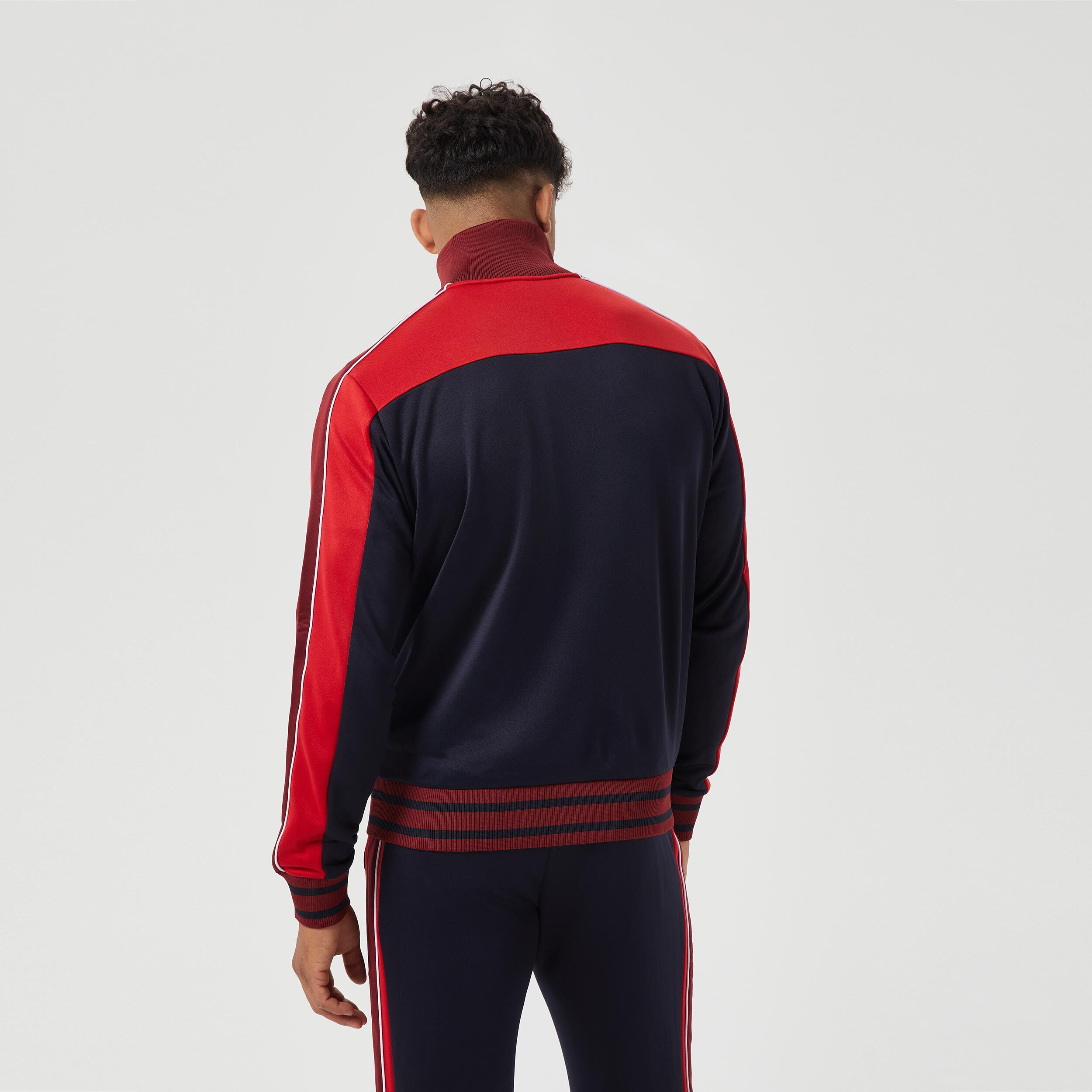 Ace Retro Track Trainingsjacke Herren - Dunkelblau