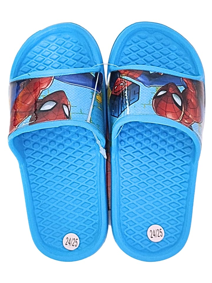 Spiderman Badelatschen Spider-Man in Hellblau günstig kaufen 24/25