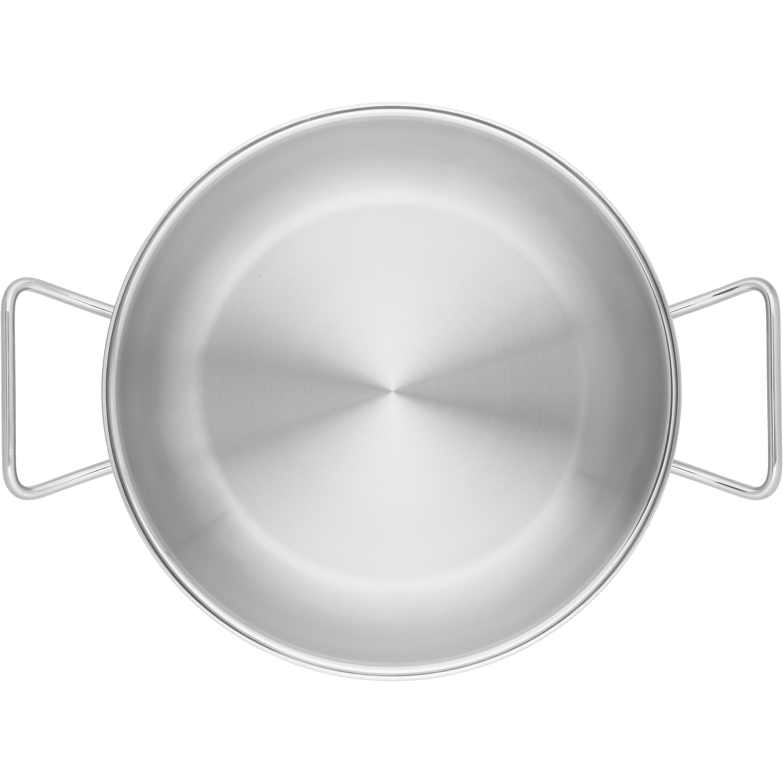 Wok 30 cm, 18/10 Edelstahl
