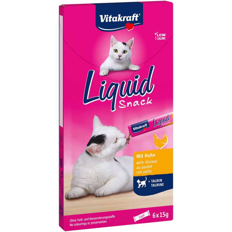 Vitakraft Cat Liquid-Snack mit Hähnchen & Taurin