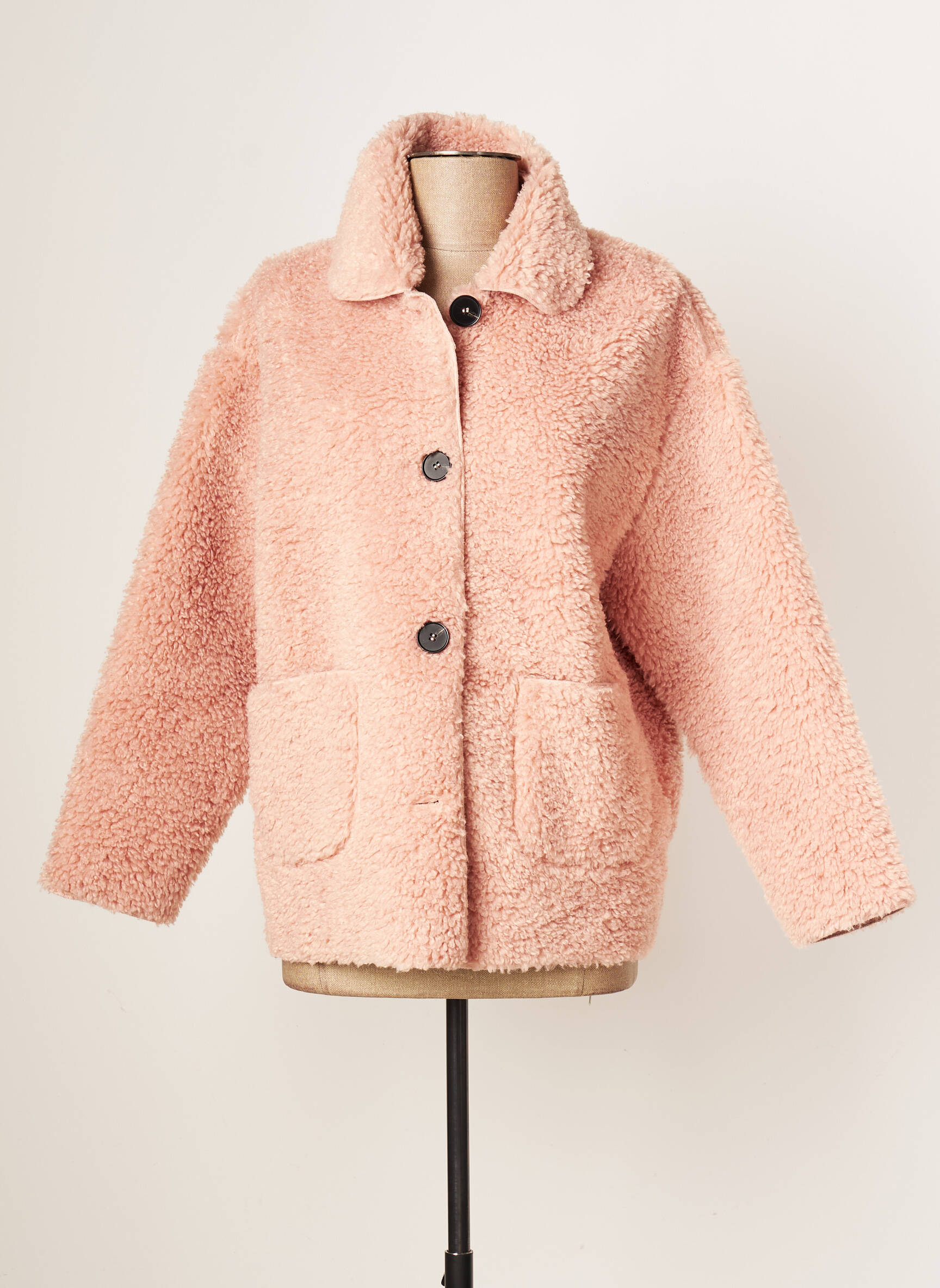 Molly Bracken Manteaux Courts Femme couleur rose