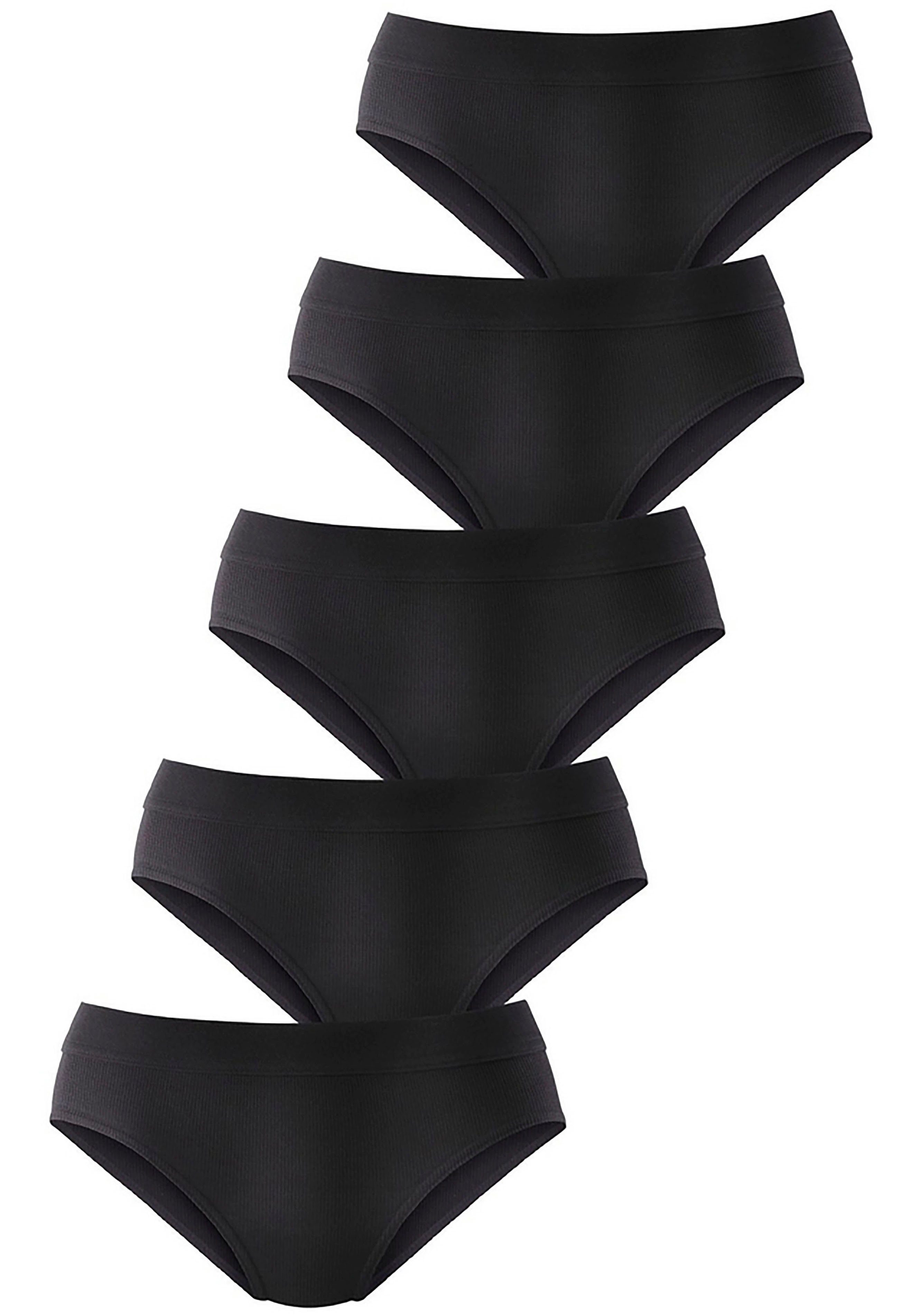 petite fleur Hüftslip (Packung, 5-St) aus elastischer Baumwoll-Qualität