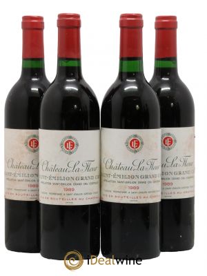Saint-Émilion Grand Cru Chateau La Fleur 1989 - Lot de 4 Bouteilles